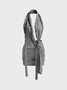 Y2k Asymmetrical design Cropped Dress Mini Dress