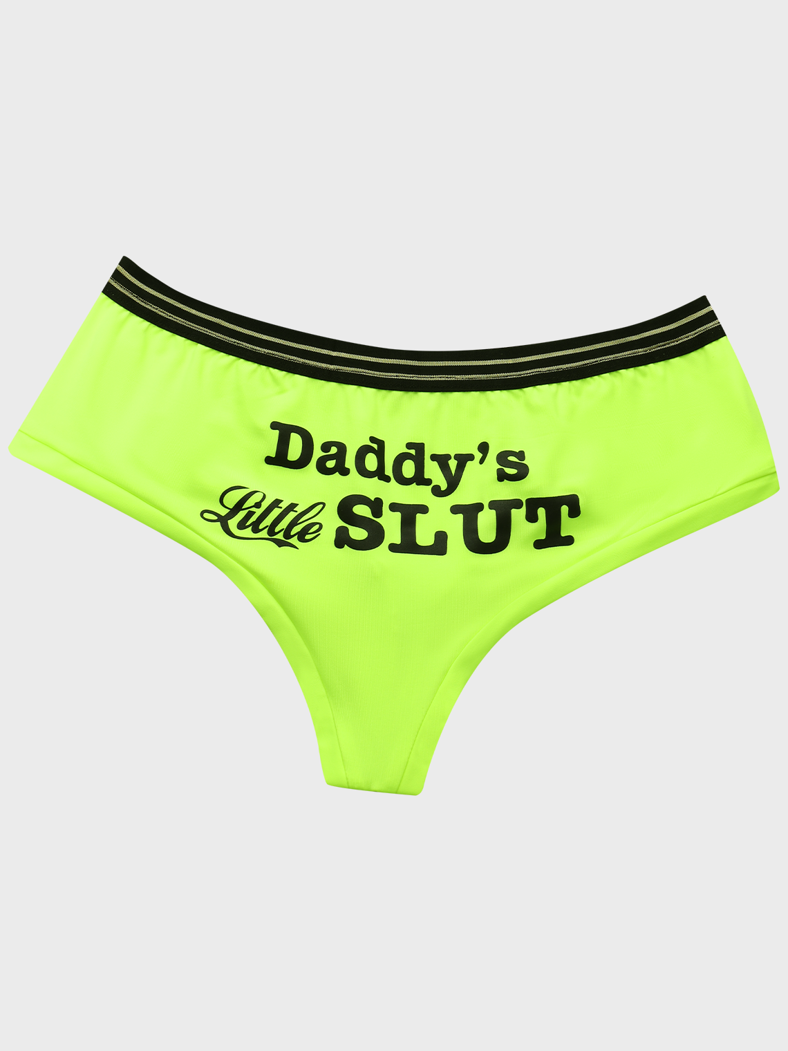 Y2K Yellow Color Block Sports Underwear Shorts