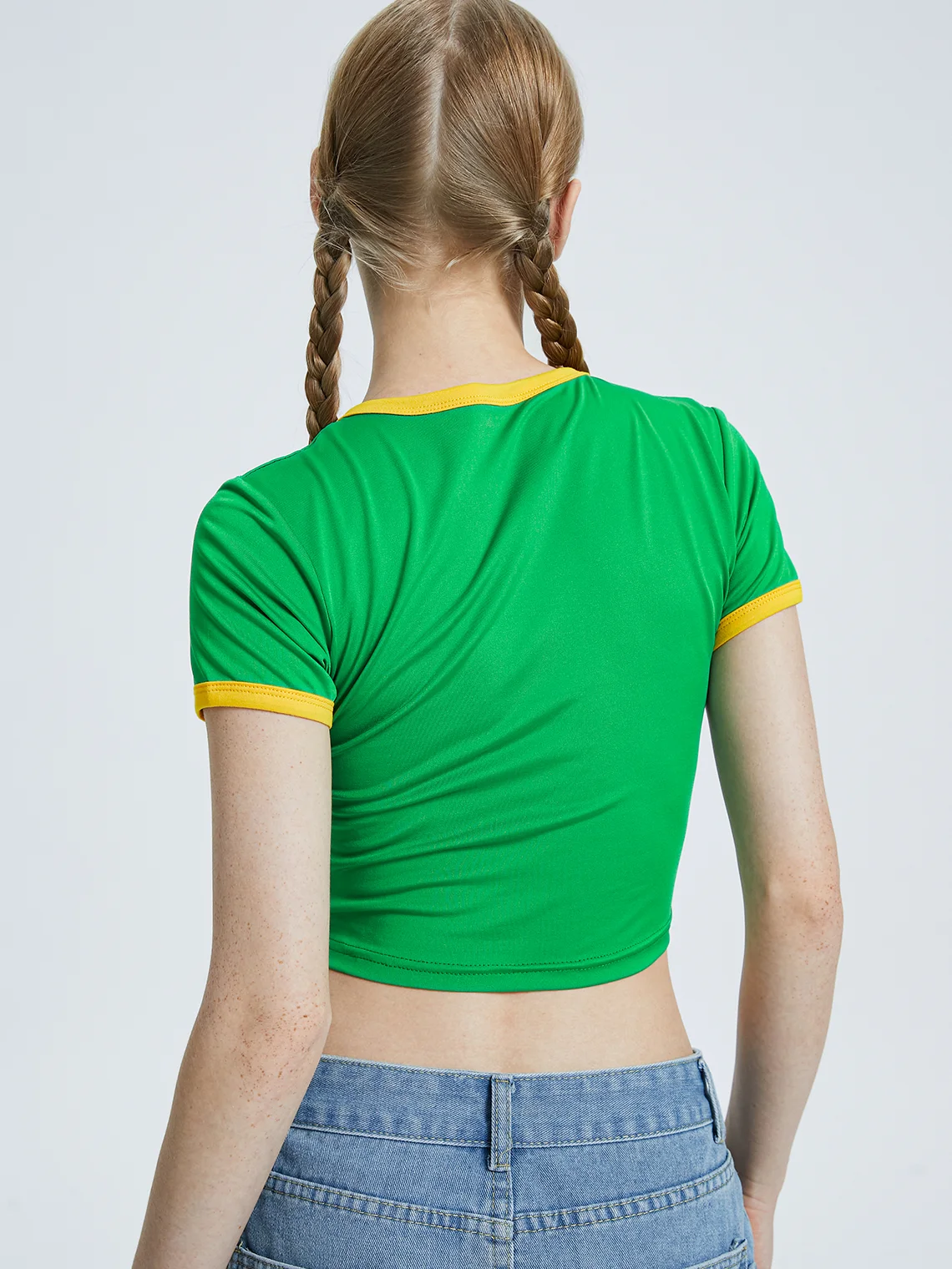Brasil Color Block Tight T-Shirt