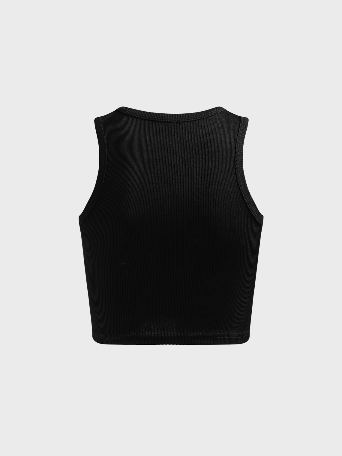Metal Details Plain Tank Top