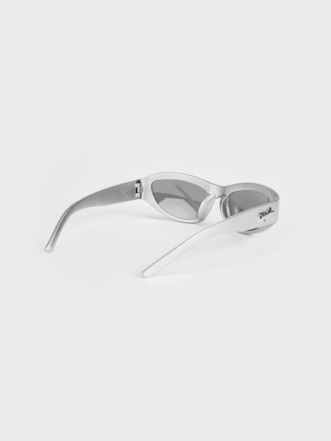 Cat-Eye Plastic Plain Sunglasses