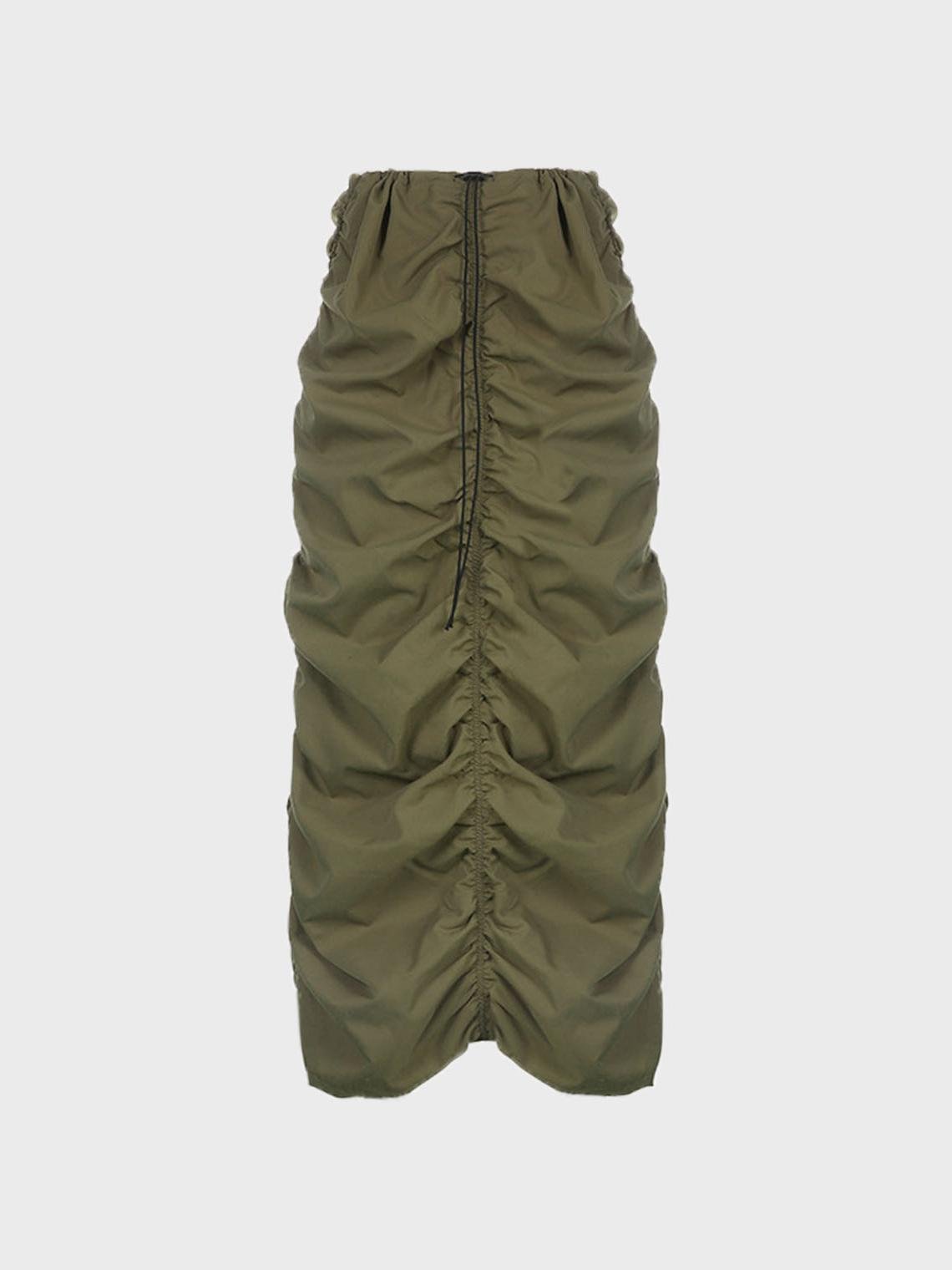 Street Black Cargo Bottom Skirt