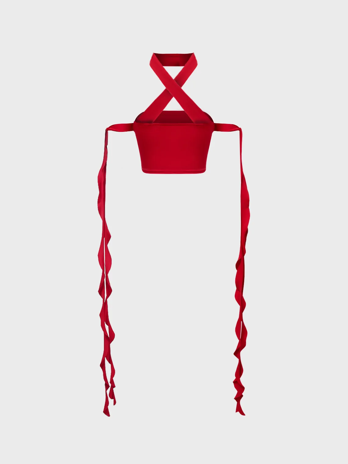 Y2k Red Ruffles 3D rose Top Women Top