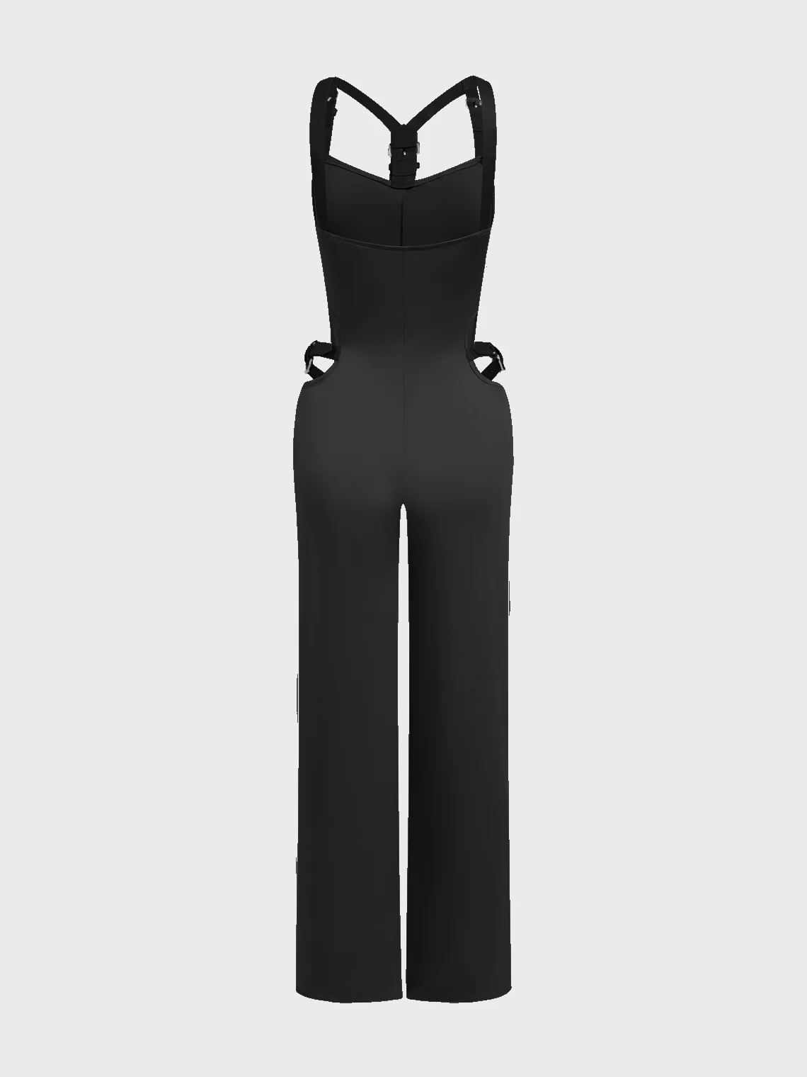 Edgy Coffee Jumpsuit