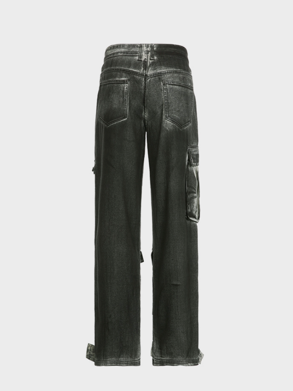 【Final Sale】Denim Ombre Cargo Jeans