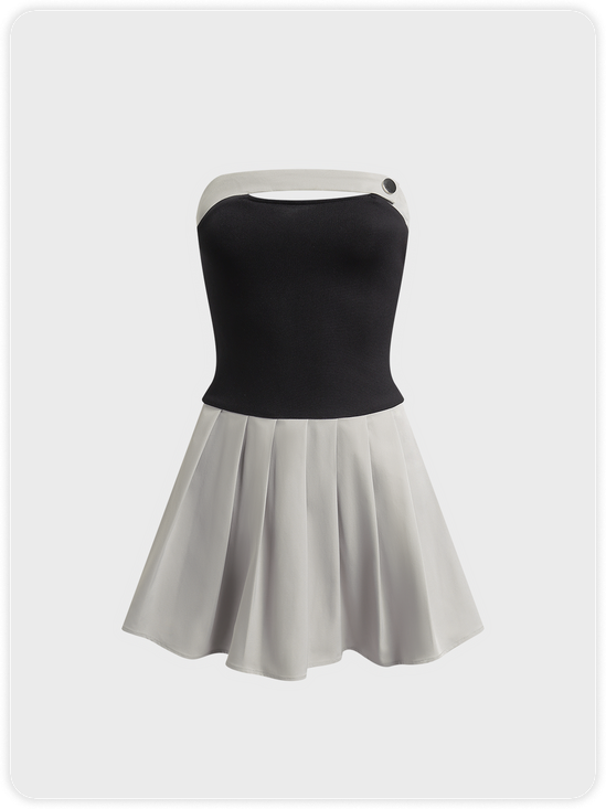 【Final Sale】Y2k Gray Dress Mini Dress