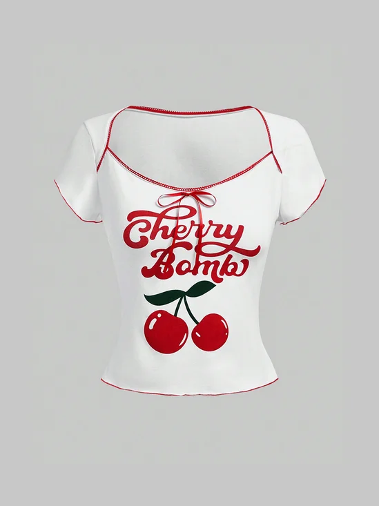 Jersey Fruit Short Sleeve T-shirt