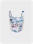Y2K White Top Tank Top & Cami