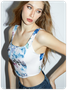 Y2K White Top Tank Top & Cami