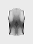 Body Print Crew Neck Human Body Tank Top