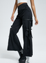 Street Black Bottom Pants