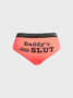 Y2K Yellow Color Block Sports Underwear Shorts