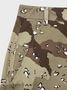 Street Green Camo Side slit Pockets Bottom Skirt