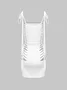 Edgy White Dress Mini Dress