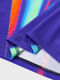 Y2k Multicolor Thermal body print Asymmetrical design Dress Midi Dress