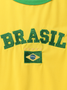 Brasil Color block Top T-Shirt