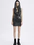 Edgy Hoodie Plain Dress