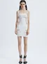 Edgy White Dress Mini Dress