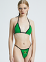 Jamaica Jersey Color Block Bikini Set