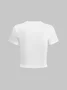 Crew Neck Painting Short Sleeve T-Shirt