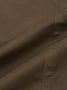 Twill Stand Collar Button Plain Long Sleeve Jacket