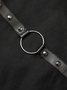 Belt Metal Detail Plain Cargo Pants