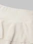 Plain Lace Up Short Skirt