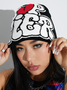 Beanie Text Letters Hat