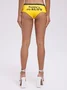 Y2K Yellow Color Block Sports Underwear Shorts