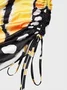 One Shoulder Butterfly Sleeveless Short Dress
