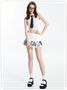 Y2K White Top Tank Top & Cami