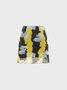 Casual Yellow Bottom Skirt