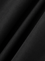 Street Black Side Slit Cut Out Metal Chain Bottom Pants