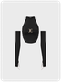 Street Black Buckle Cyberpunk Top Women Top