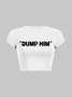 Y2K Pink Letter Crew Neck Top T-Shirt