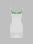 Edgy Multicolor Thermal body print Dress Mini Dress