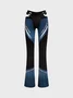 Activewear Street Blue Asymmetrical design Bottom Pants