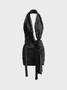 Y2k Asymmetrical design Cropped Dress Mini Dress