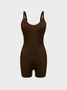 Activewear Plain Street Tight Romper