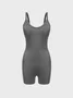 Activewear Plain Street Tight Romper