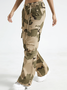 【Final Sale】Pockets Cargo Camouflage Camo Pants