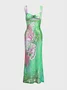 Spaghetti Butterfly Sleeveless Maxi Dress