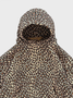 Jersey Hoodie Leopard Long Sleeve Sweatshirt
