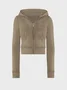 Jersey Plain Coat With Pants Two-Piece Set
