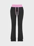 Jersey Color Block Multi-Piece Set Two-Piece Set