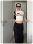 Street Black Cargo Bottom Skirt