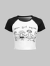 Y2k White Top T-Shirt