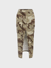 Street Green Camo Side slit Pockets Bottom Skirt