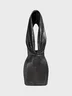 Edgy Hoodie Plain Dress