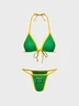 Brasil Halter Tight Y2K Bikini Set